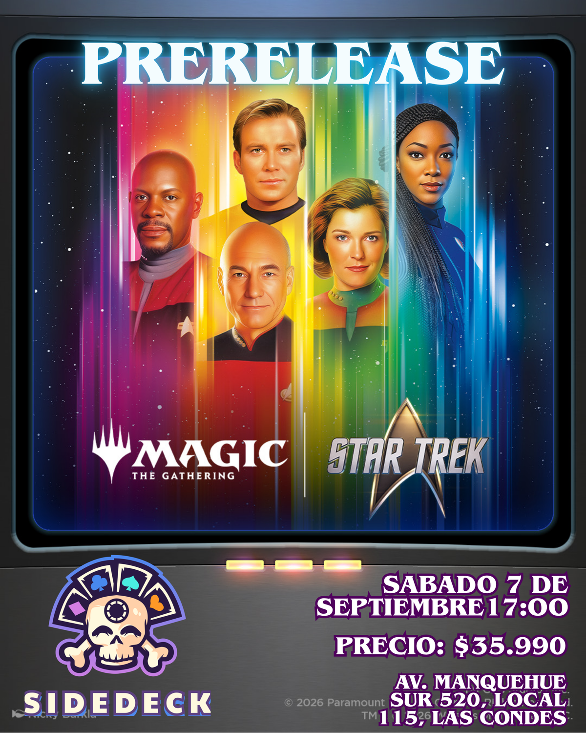 Prerelease Magic the Gathering: Star Trek 7 Noviembre