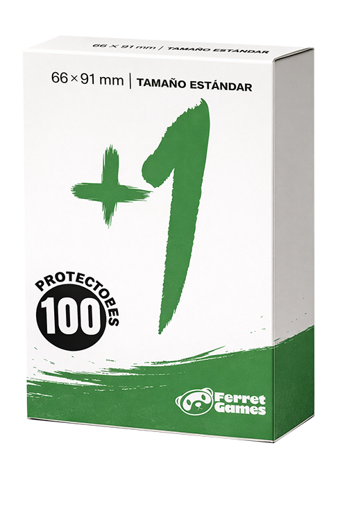 Protectores Ferret Games + 1 Estandar Verde